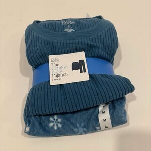 Croft & Barrow ribbed pajamas with Snowflake Pattern